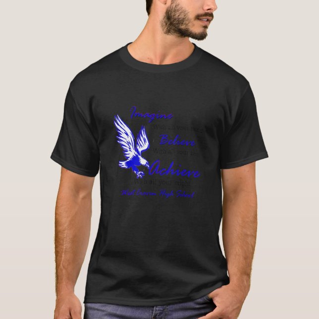 T-shirt West Craven High School Eagles Vanceboro North C (Devant)