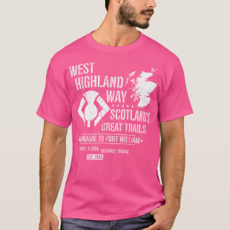 T-shirt West Highland Way Scotland'S Great Trails Randonné