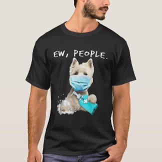 T-shirt West Highland White Terrier Ew Personnes Chien Por