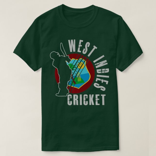T-shirt West Indies Cricket Team Support Design Cadeau (Design devant)