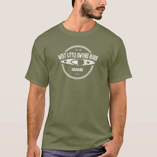 T-shirt West Little Owyhee River Idaho Kayak (Devant)