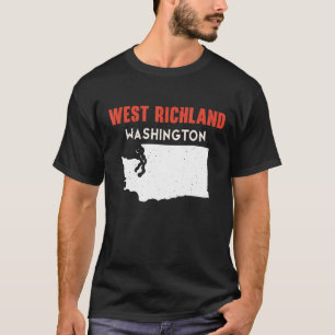 T-shirt West Richland Washington USA State America Travel