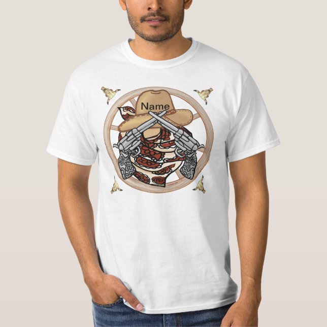 T-shirt West Texas Cowboy (Devant)