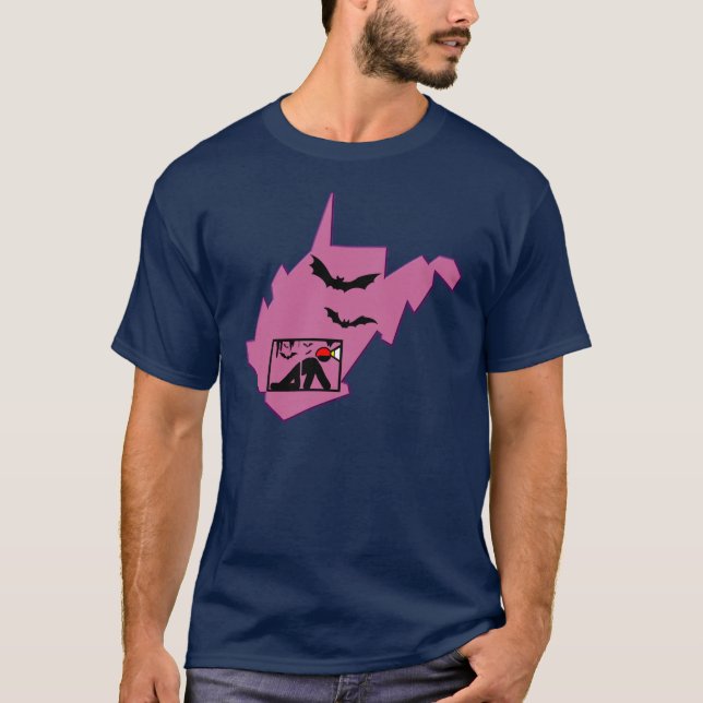 T-Shirt West Virginia Caver (Vorderseite)