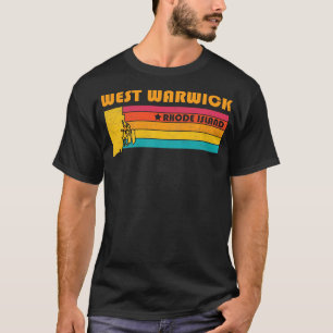T-shirt West Warwick Rhode Island Souve Vintage en détress