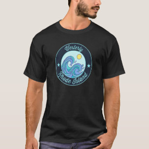 T-shirt Westerland Ri Rhode Island Souvenir Surfer nautiqu