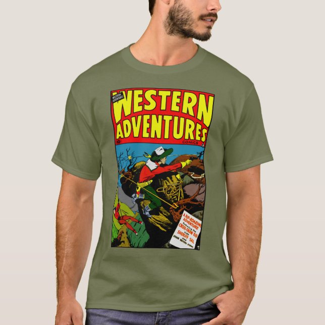 T-shirt Western Adventures des années 1950 (Devant)