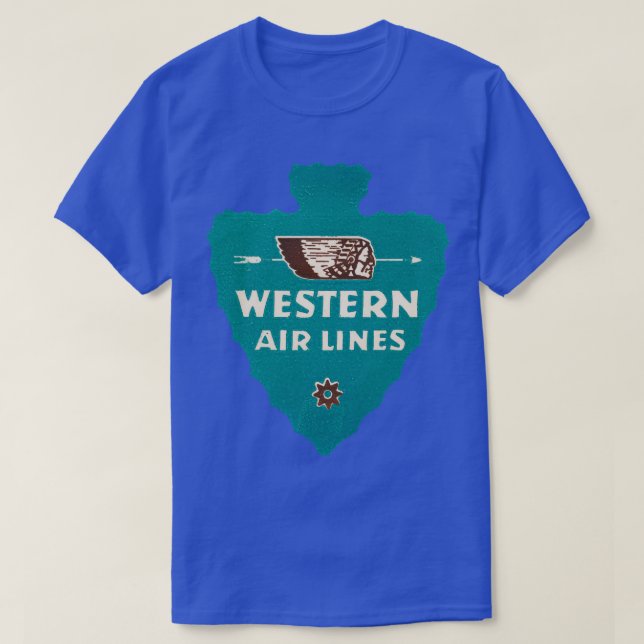 T-shirt Western Airlines 1955 (Design devant)