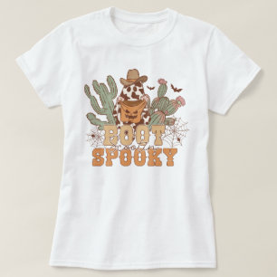 T-shirt Western Cowboy Boot Scootin Éffrayant Halloween