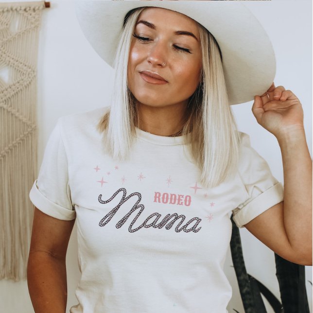 T-shirt Western Cowgirl Custom Rodeo Mama (Rodeo Mama Shirt)