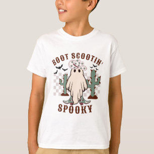 T-shirt Western Halloween Boot Scootin Éffrayant