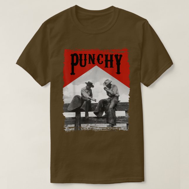 T-shirt Western Teas Cowgirl Horse Girl Rodeo Punchy Cowbo (Design devant)