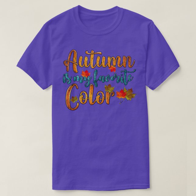 T-shirt Western Thanksgiving Automne L'Automne Est Ma Co P (Design devant)
