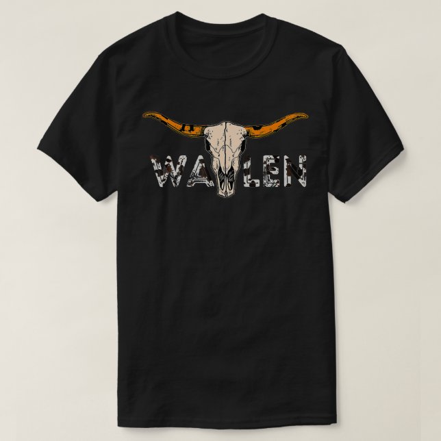 T-shirt Western Wallen Bullhead  (Design devant)