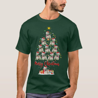 T-shirt Westie Amoureux des chiens Xmas Matching Père Noël