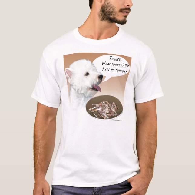 T-shirt Westie Turkey (Devant)