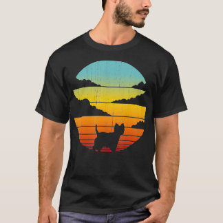 T-shirt Westie West Highland White Terrier Retro Vintage S