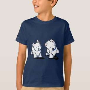 T-shirt Westies Shadowboxing