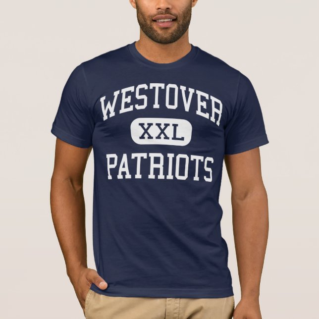 T-shirt Westover - patriotes - lycée - Albany la Géorgie (Devant)