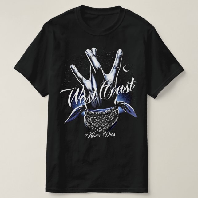 T-SHIRT WESTSIDE NEVER DIES (Design devant)