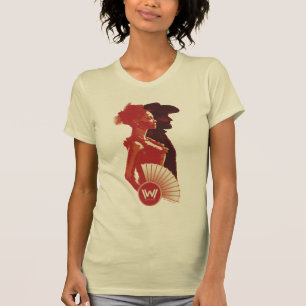 T-shirt Westworld   Portrait du crayon maeve et hector