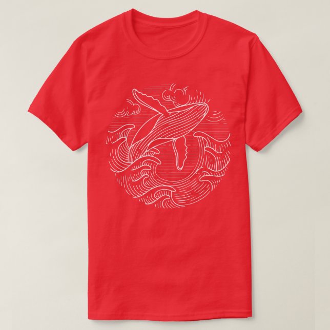 T-shirt Whale Gifts Mens (Design devant)