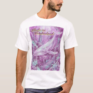 T-shirt Whale in Wonderland Underwater Art