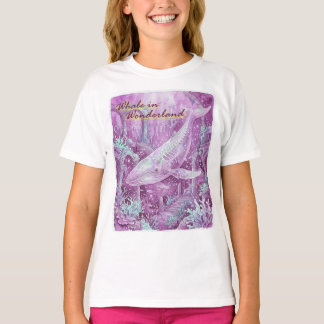 T-shirt Whale in Wonderland Underwater Art