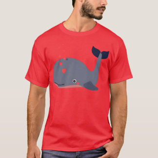 T-shirt Whale music boy