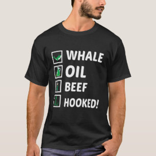 T-shirt Whale Oil Beef Hooked Happy Patrick's Day