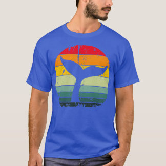 T-shirt Whale Tail Orca Famille Vintage Retro Killer Whale