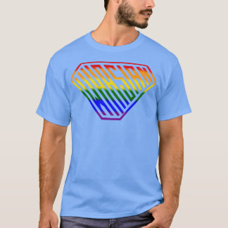 T-shirt Whasian SuperEmpowered Shield Arc-en-ciel