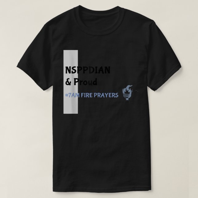 T-shirt What God cannot do does not exist NSPPD Prayer  (Design devant)