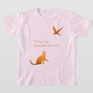 T-shirt What lies beyond the sea?(04Orange)