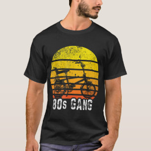 T-shirt Wheelie Bike High-Riser 80s Biker Gang Hipster Vin