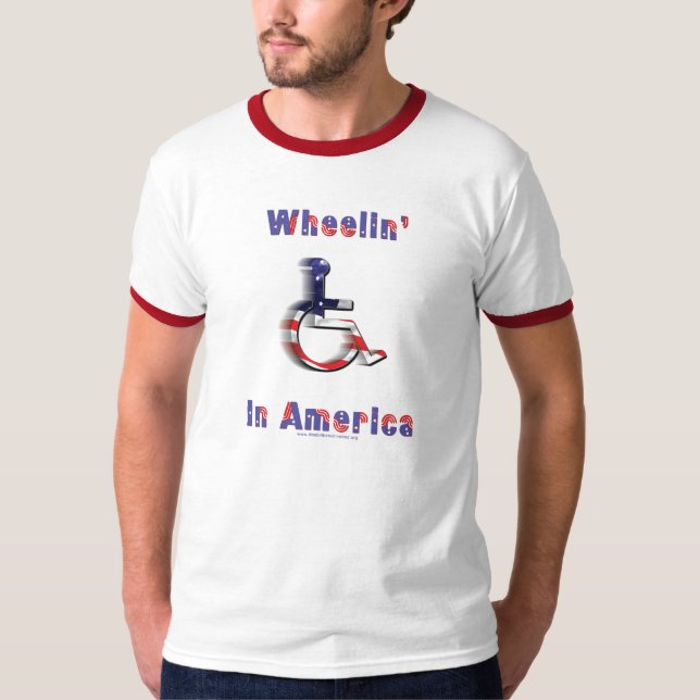 T-shirt Wheelin en Amérique (Devant)