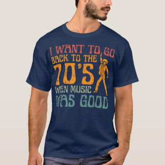 T-shirt When Music Was Good Vintage Disco Funk Sou