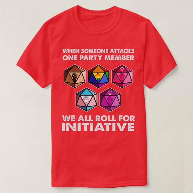 T-shirt When Someone Attacks One Party (Design devant)