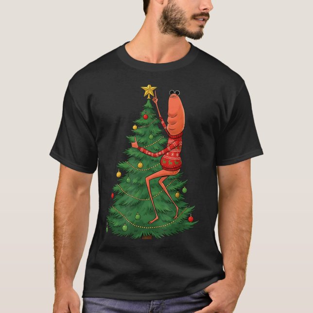 T-shirt Where Is Jimbo James Marcus The Worm Christmas  (Devant)