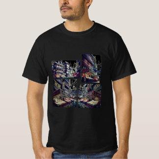 T-Shirt Where Tradition Meets Neons Twilight