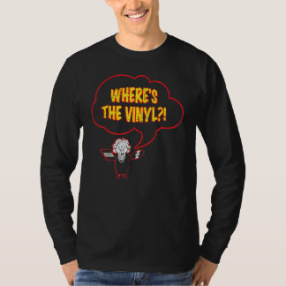 T-shirt Whereu2019s The Vinyl For Mens Womens