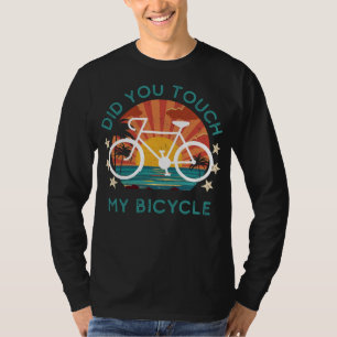 T-shirt Whimsical Avez-Vous Touché Mon Tee À Vélo - Jouer