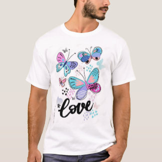 T-shirt Whimsical Butterfly Love"