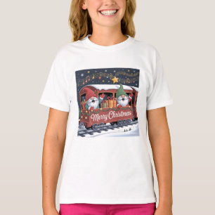 T-shirt Whimsical Jolly Gnomes Express musical