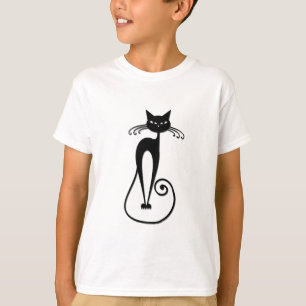 T-shirt Whimsical Skinny Chat noir