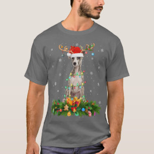 T-shirt Whippet Amoureux des chiens Reindeer Casquette Whi
