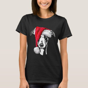 T-shirt whippet amusant père Noël Noël chien maman cade