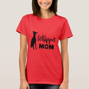 T-shirt Whippet Maman