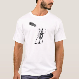 T-shirt Whippets chassant un frisbee