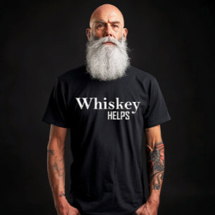 T-shirt Whiskey aide les citations d'alcool amusantes